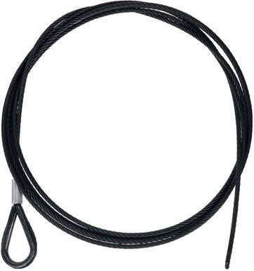 Stairville Steelwire Safety 400cm/5mm Bk Stairville Steelwire Safety 400cm/5mm Bk