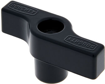 Doughty Knob M12 Hand Screw Black Doughty Knob M12 Hand Screw Black