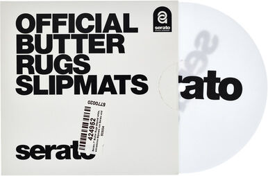 Serato 7""Butter Rugs Slipmat white Serato 7""Butter Rugs Slipmat white