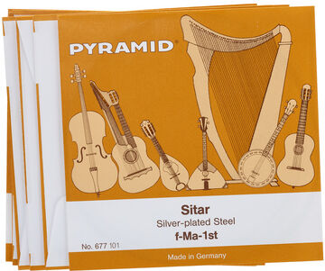 Pyramid Sitar-Strings 677/7