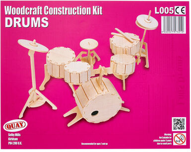 Quay Woodcraft Kit - Drums Quay Woodcraft Kit - Drums