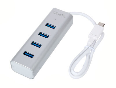Lindy 4 Port USB 3.1 Typ C Hub Lindy 4 Port USB 3.1 Typ C Hub
