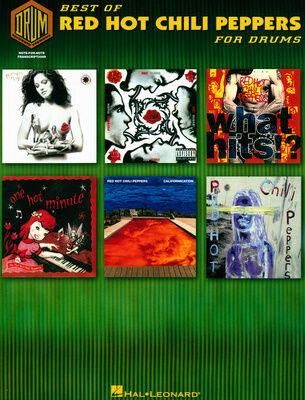 Hal Leonard Best of Red Hot Chili Peppers for Drums Songbook Hal Leonard Best of Red Hot Chili Peppers for Drums Songbook