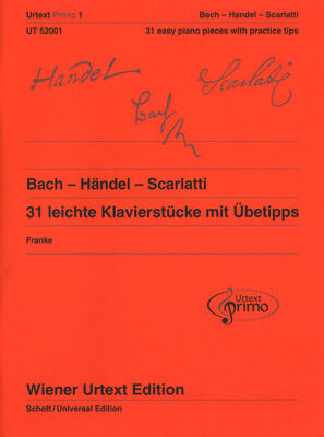 Wiener Urtext Edition Bach Händel Scarlatti Piano