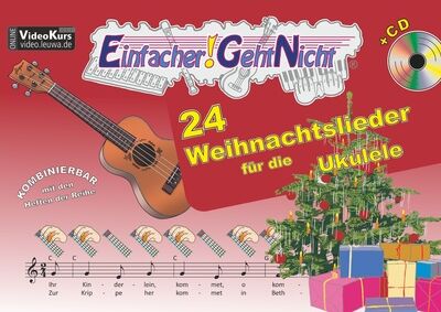 LeuWa-Verlag 24 Weihnachtslieder Ukulele