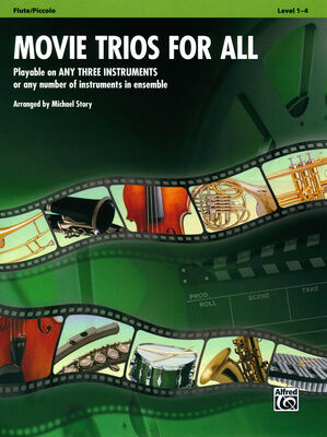 Alfred Music Publishing Movie Trios For All Flute Alfred Music Publishing Movie Trios For All Flute