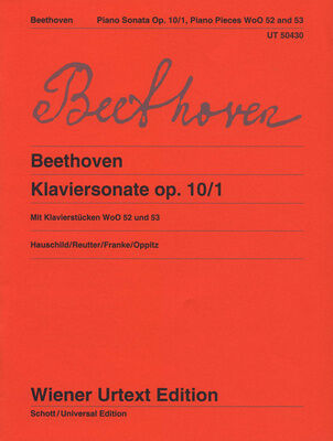 Wiener Urtext Edition Beethoven Klavierson. op.10/1 Wiener Urtext Edition Beethoven Klavierson. op.10/1