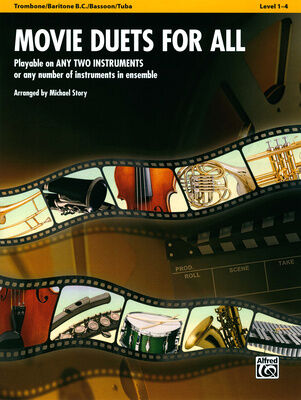 Alfred Music Publishing Movie Duets For All Trombone Alfred Music Publishing Movie Duets For All Trombone