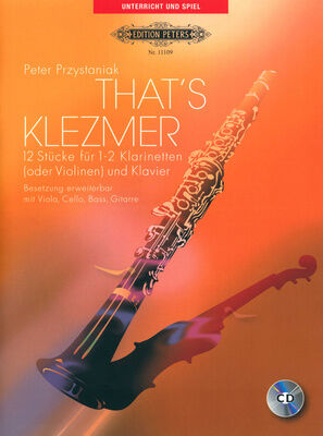Edition Peters That's Klezmer Clarinet Edition Peters That's Klezmer Clarinet