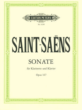 Edition Peters Saint-Saëns Sonate Klarinette Edition Peters Saint-Saëns Sonate Klarinette