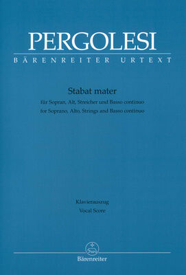 Bärenreiter Pergolesi Stabat Mater Bärenreiter Pergolesi Stabat Mater