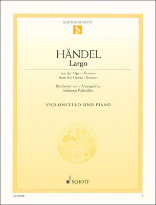 Schott Händel Largo Cello