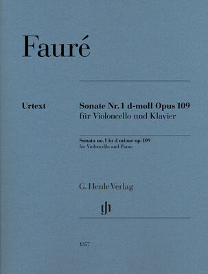 Henle Verlag Fauré Cellosonate Opus 109 Henle Verlag Fauré Cellosonate Opus 109