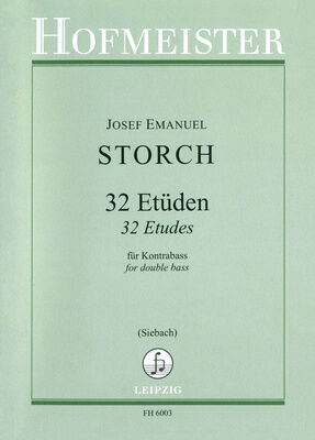 Friedrich Hofmeister Verlag Storch Etüden Kontrabass