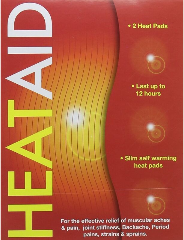 Healthpoint Heat Aid Self Warming Heat Pads 2 kpl L&auml;mp&ouml;peitto