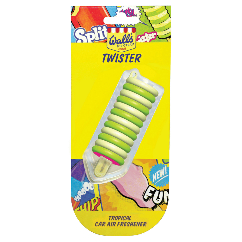 Wall&#039;s Twister Tropical Car Freshener 1 kpl Ilmanraikastin