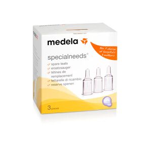 Medela SpecialNeeds Spare Teats 3 kpl Lasten lis&amp;auml;tarvikkeet