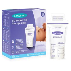 Lansinoh Breast Milk Storage Bag 50 kpl Lasten lis&amp;auml;tarvikkeet