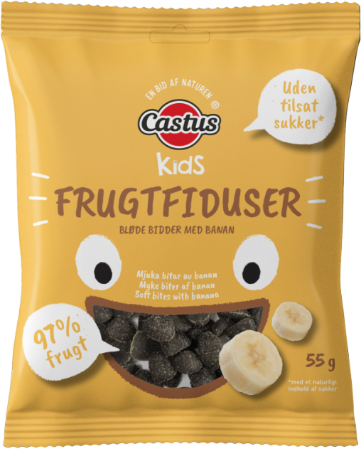 Castus Kids hedelm&auml;palat Banaani 55 g Snack