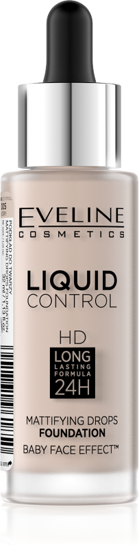 Eveline Liquid Control Foundation 005 Ivory 32 ml Meikkivoide