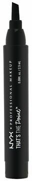 NYX That&#039;s The Point Eyeliner Super Edgy Black 0,6 ml Silm&auml;nrajaus