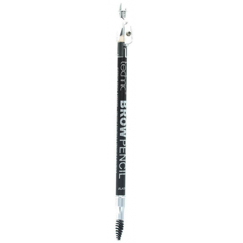 Technic Brow Pencil With Sharpener Black 1,5 g Kulmakyn&auml;