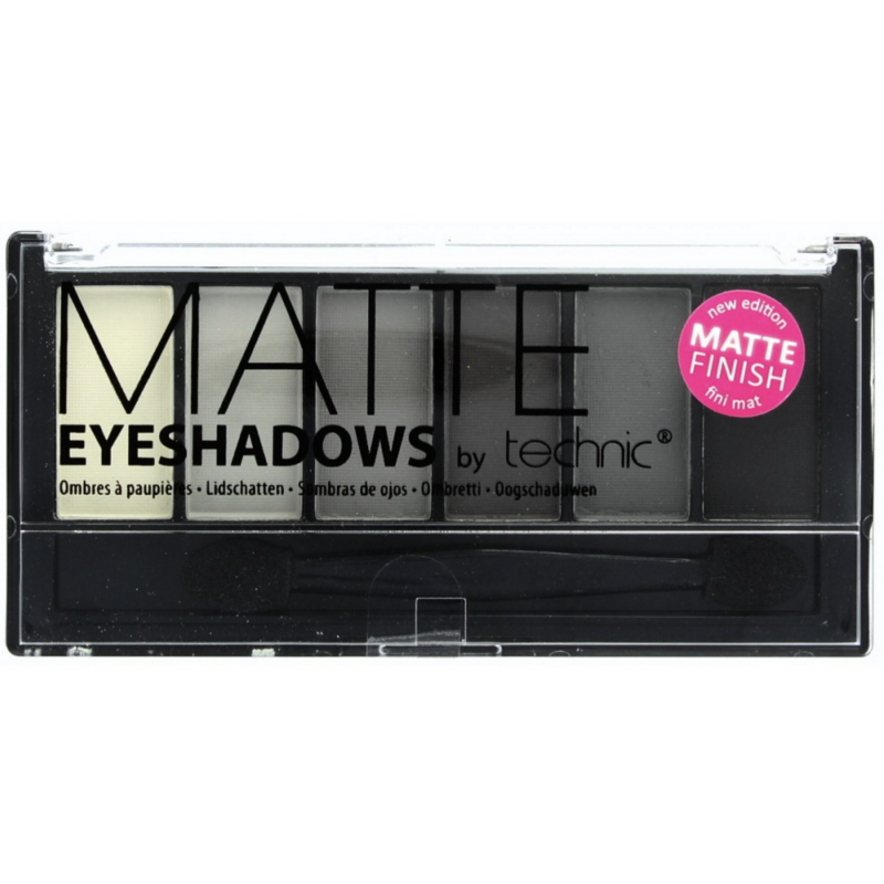 Technic Matte Eyeshadow Palette Smokey 7,5 g Luomiv&auml;ri