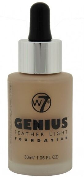 W7 Genius Foundation Natural Beige 30 ml Meikkivoide