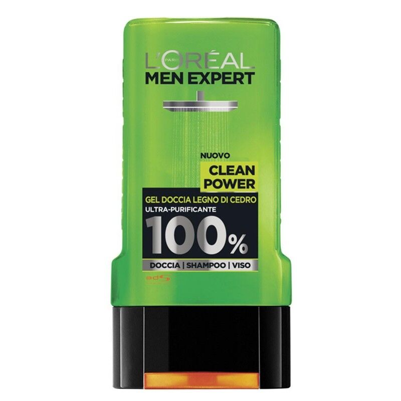 L&#039;Oreal Men Expert Shower Gel Clean Power 300 ml Suihkugeeli