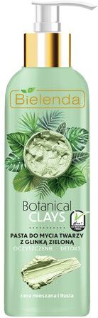 Bielenda Botanical Clays Vegan Paste Cleanser Green Clay 190 g 190 g Kasvojen puhdistusaine