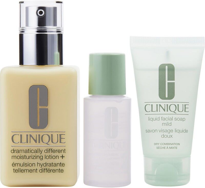 Clinique 3-Step Skin Care System 2 Dry Combination Skin Big Size 30 ml + 30 ml + 125 ml Ihonhoitosetti