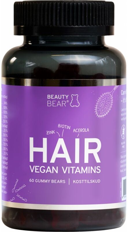 Beauty Bear Hair Vitamins 60 kpl 60 kpl Hiusten vitamiinit