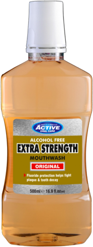 Active Oral Care Extra Strength Alkoholiton suuvesi 500 ml Suuvesi