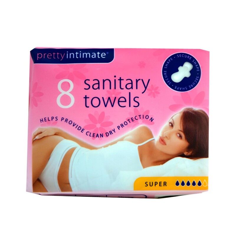 Pretty Intimate Sanitary Towels Super 8 kpl Terveyssiteet