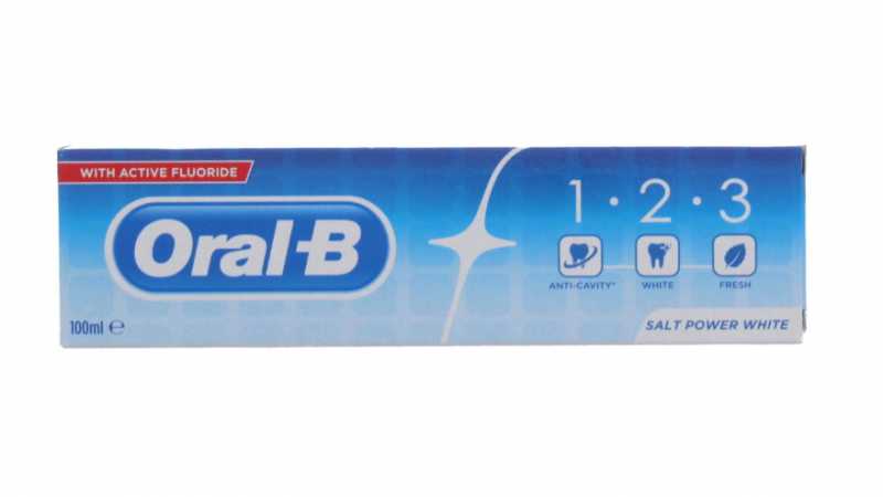 Oral-B 123 Salt Power White Hammastahna 100 ml Hammastahna