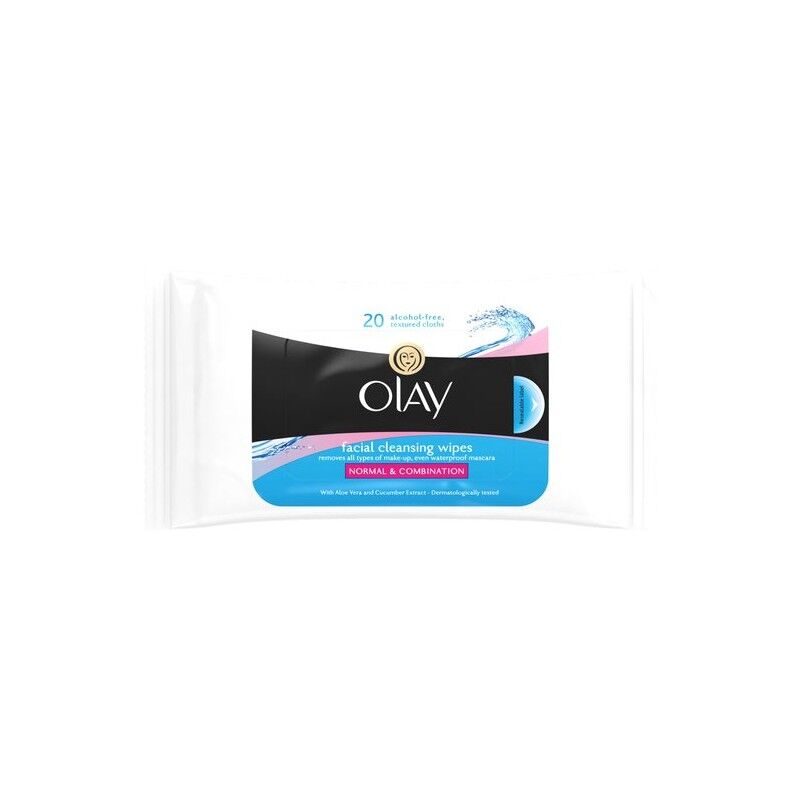Olay Cleansing Face Wipes Normal &amp; Combination Skin 20 kpl Puhdistusliinat