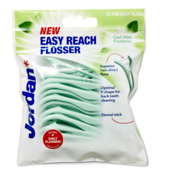 Jordan Easy Reach Flosser 25 kpl Hampaiden Hoito