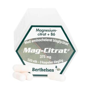 Berthelsen Mag-Citrat 375 mg 120 kpl Kivenn&amp;auml;iset