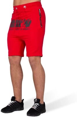 Gorilla Wear Alabama Drop Crotch Shorts, Red, S