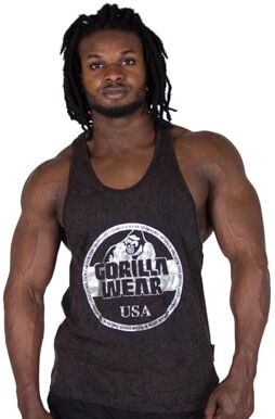 Gorilla Wear Mill Valley Tank Top Black, Xxl