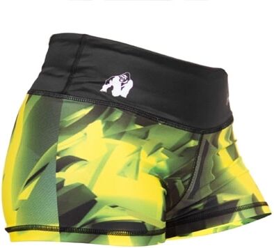 Gorilla Wear Reno Hotpants Green/yellow, M