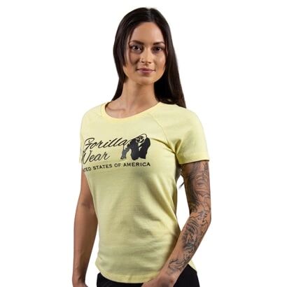 Gorilla Wear Lodi T-shirt Light Yellow, Xs