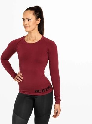 Better Bodies Nolita Seamless Ls Sangria Red, L