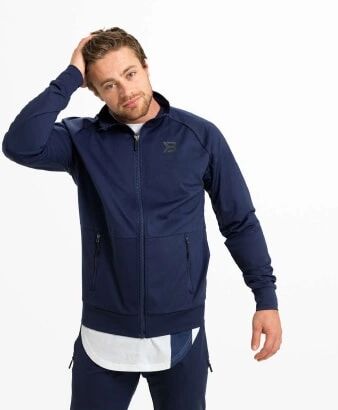 Better Bodies Varick Zip Jacket Dark Navy, S