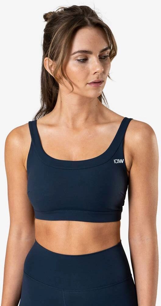 Icaniwill Nimble Sports Bra, Navy, Xl