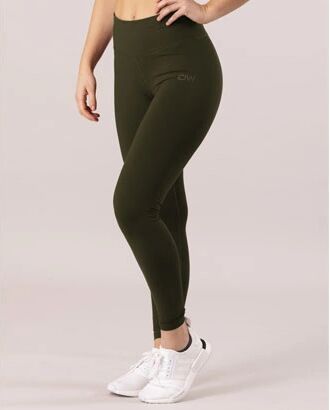 Icaniwill Classic High Waist Tights Khaki Green, L