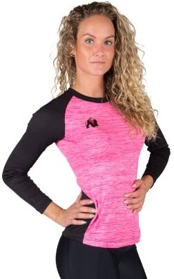 Gorilla Wear Mineola Longsleeve Black/pink, Xs