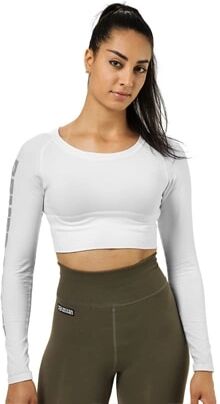 Better Bodies Bowery Cropped Ls White, Xs