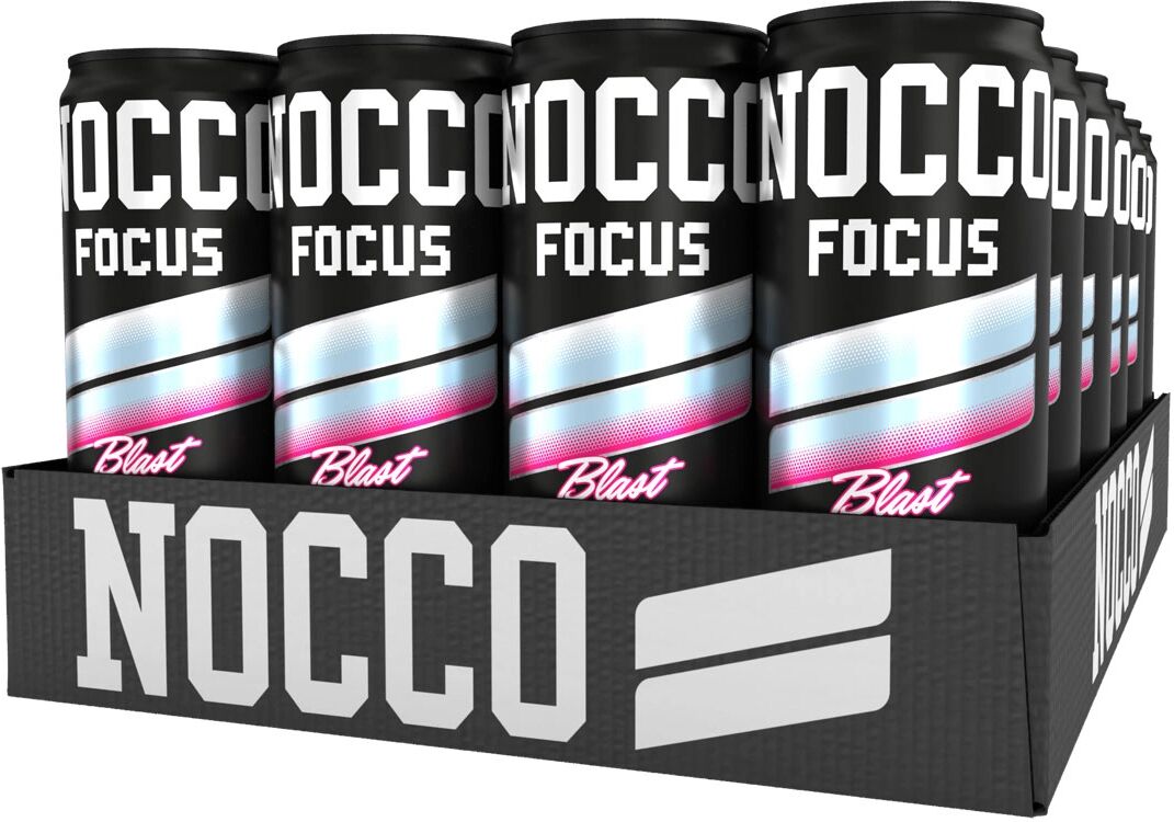 NOCCO 24 X Nocco Focus, 330 Ml, Raspberry Blast