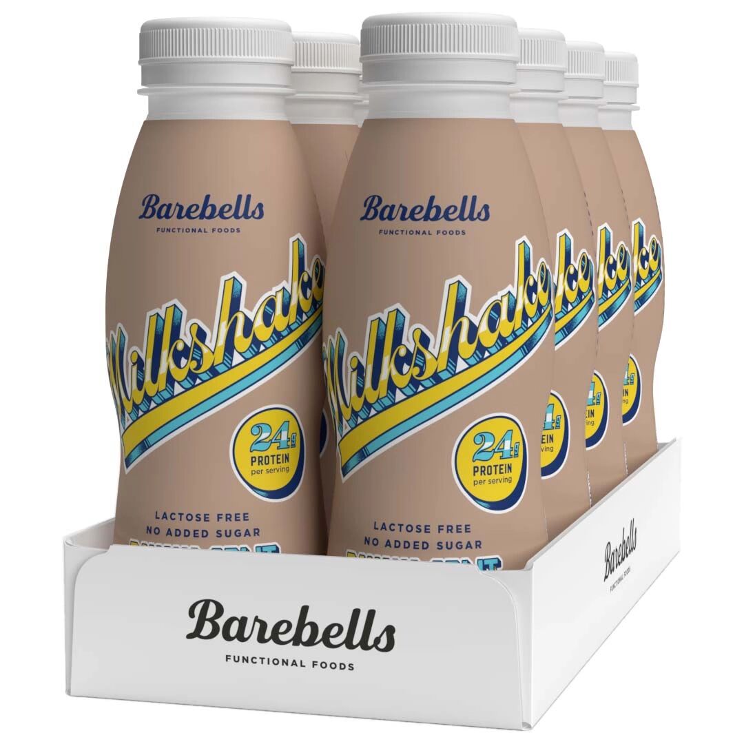Barebells 8 X Barebells Milkshake, 330 Ml, Banana Split